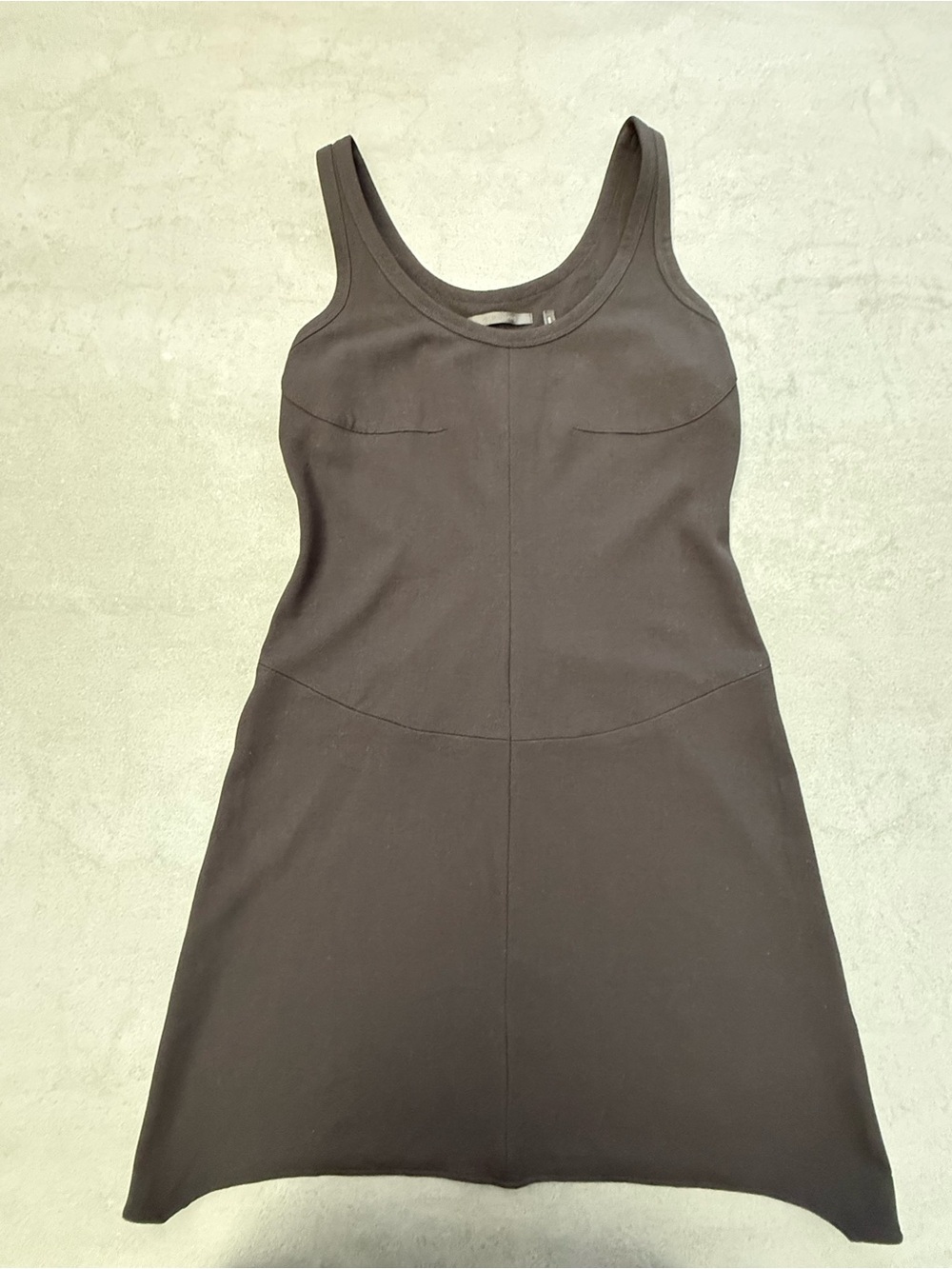 Like New Helmut Lang Black Sleeveless Tank Dress